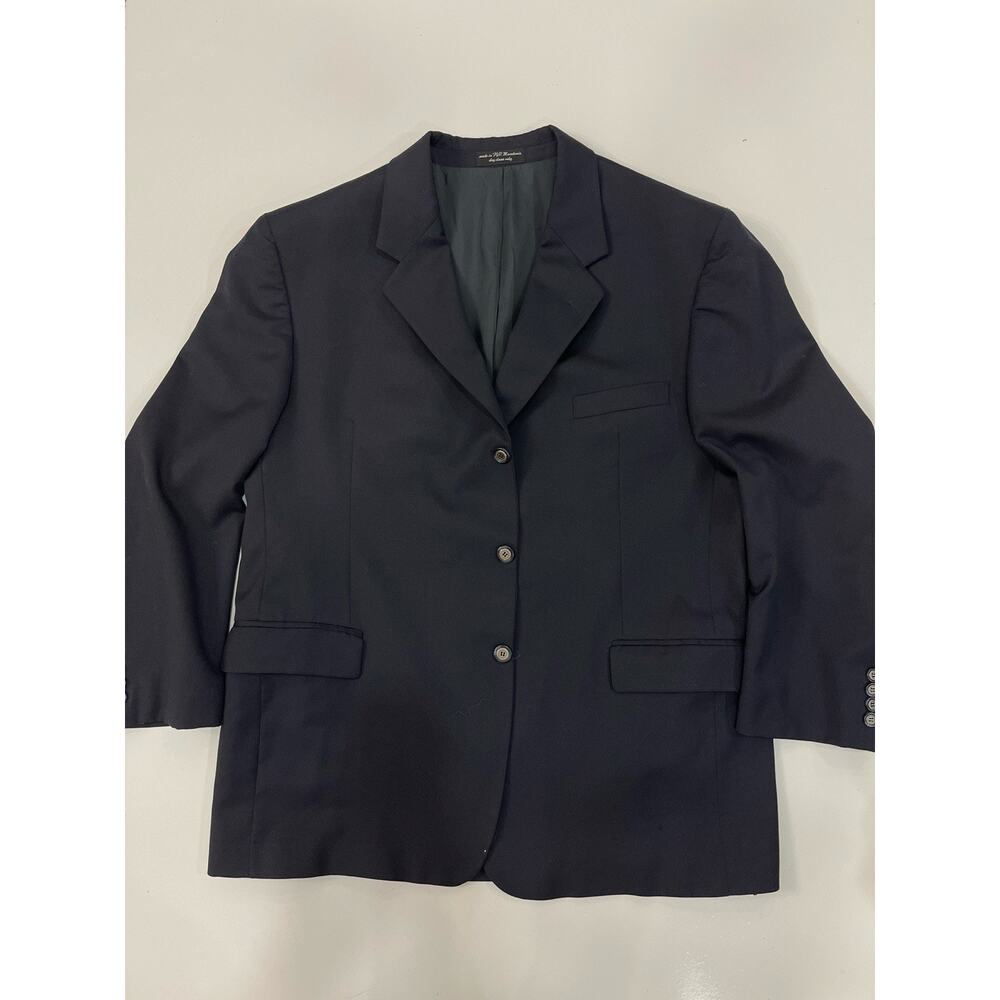 Gianfranco Ruffini Made In Italy Sport Wool Coat 50 R Black Color